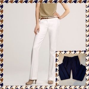 J.Crew 1035 Trouser in Superfine Cotton, Dark Navy